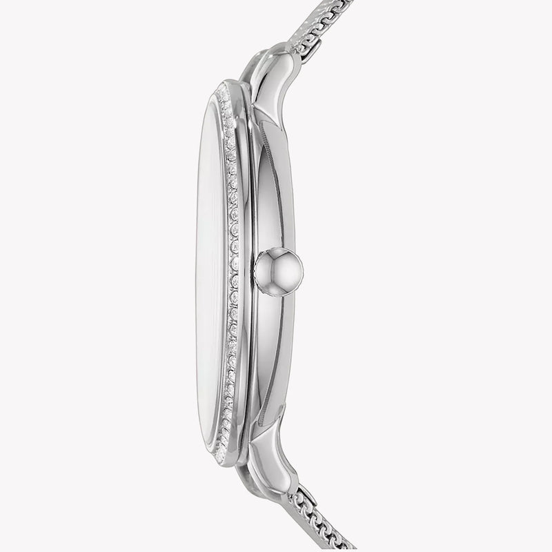 Fossil Women's Silver Stainless Steel Watch, Silver Dial | Es4627 by i-watch