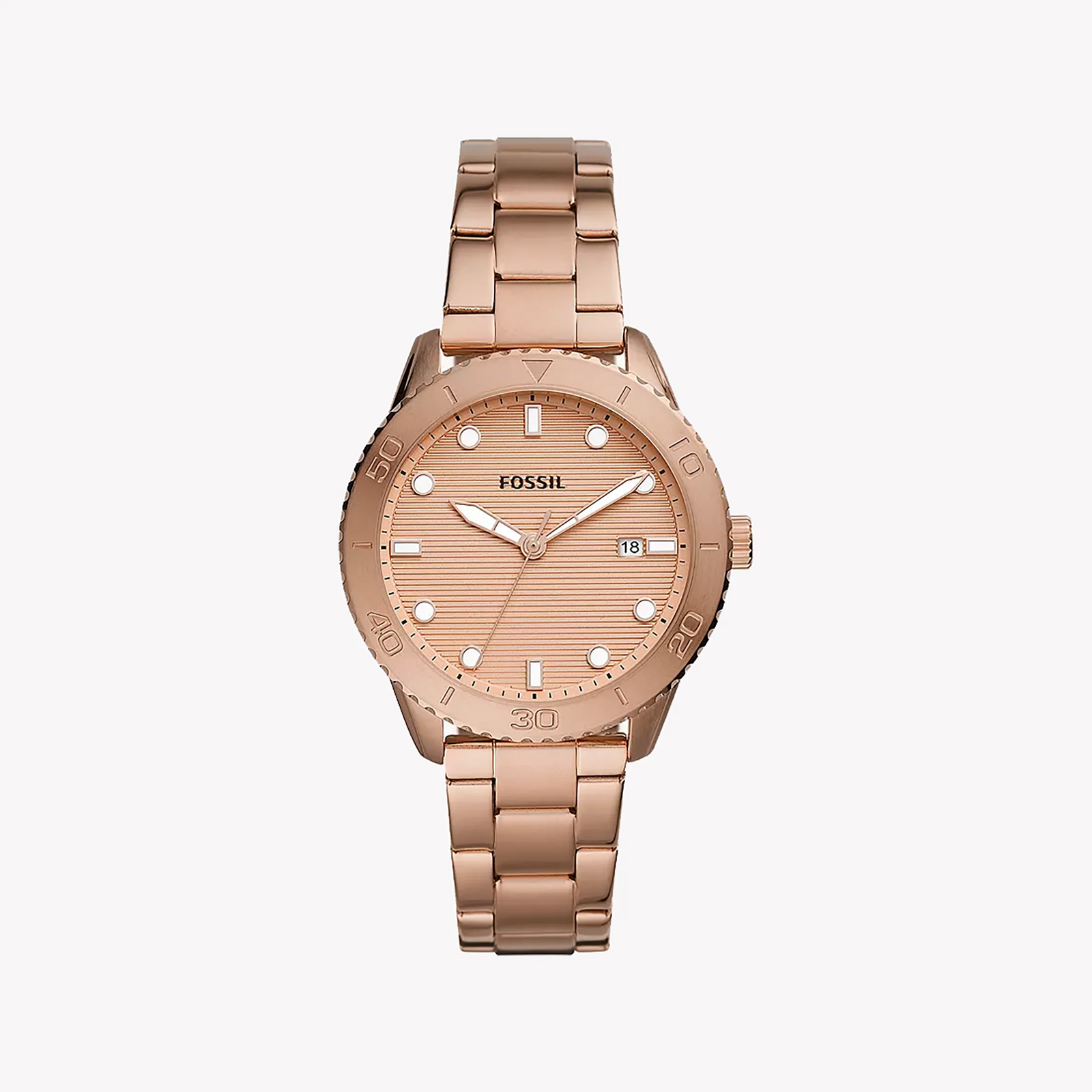 Fossil Women's Rose Gold Watch, Stainless Steel | Bq3596 by i-watch