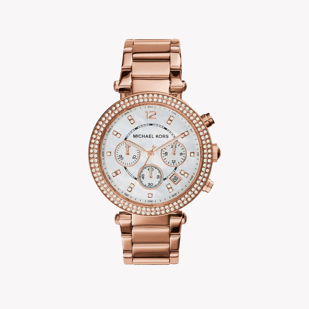 Michael Kors Women's Rose Gold Watch, White Dial | Mk5781 by i-watch