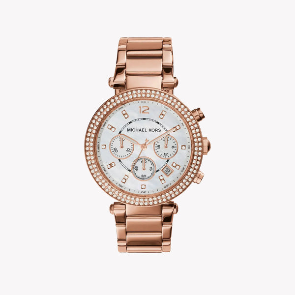 Michael Kors Women's Rose Gold Watch, White Dial | Mk5781 by i-watch