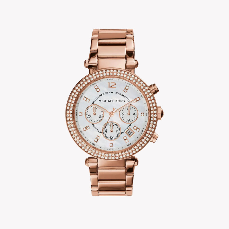 Michael Kors Women's Rose Gold Watch, White Dial | Mk5781 by i-watch