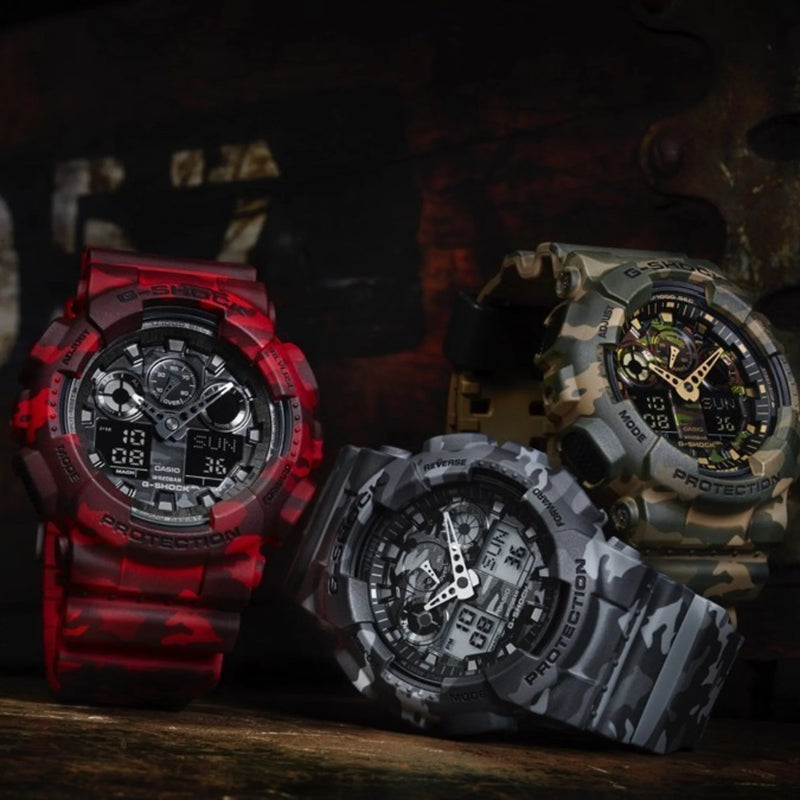 Casio G-Shock Ga100cm-8a - Adventure-Ready Men's Watch With Sporty Gray Design by i-watch