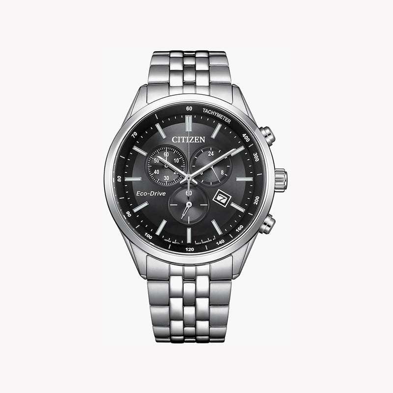 Citizen Men's Stainless Steel Watch, Black Dial | At2570-56e by i-watch