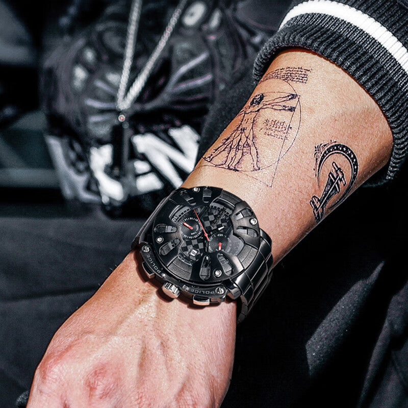 POLICE PL-13806JSB_02M DYNAMIC ELEGANCE - MEN'S BLACK STAINLESS STEEL TIMEPIECE-i-Watch-5