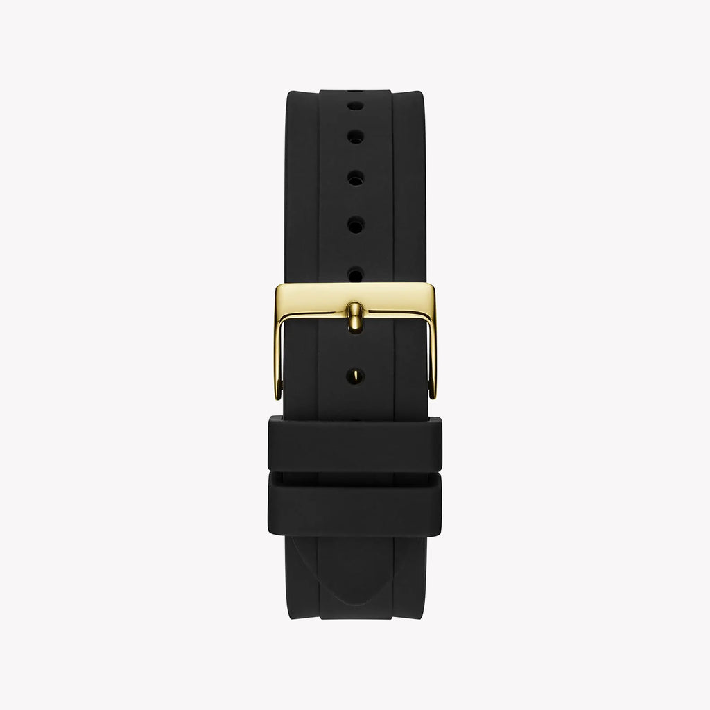 GUESS GW0257L1 - BOLD ELEGANCE WOMEN'S WATCH with Gold Case & Black Silicone Band-i-Watch-3