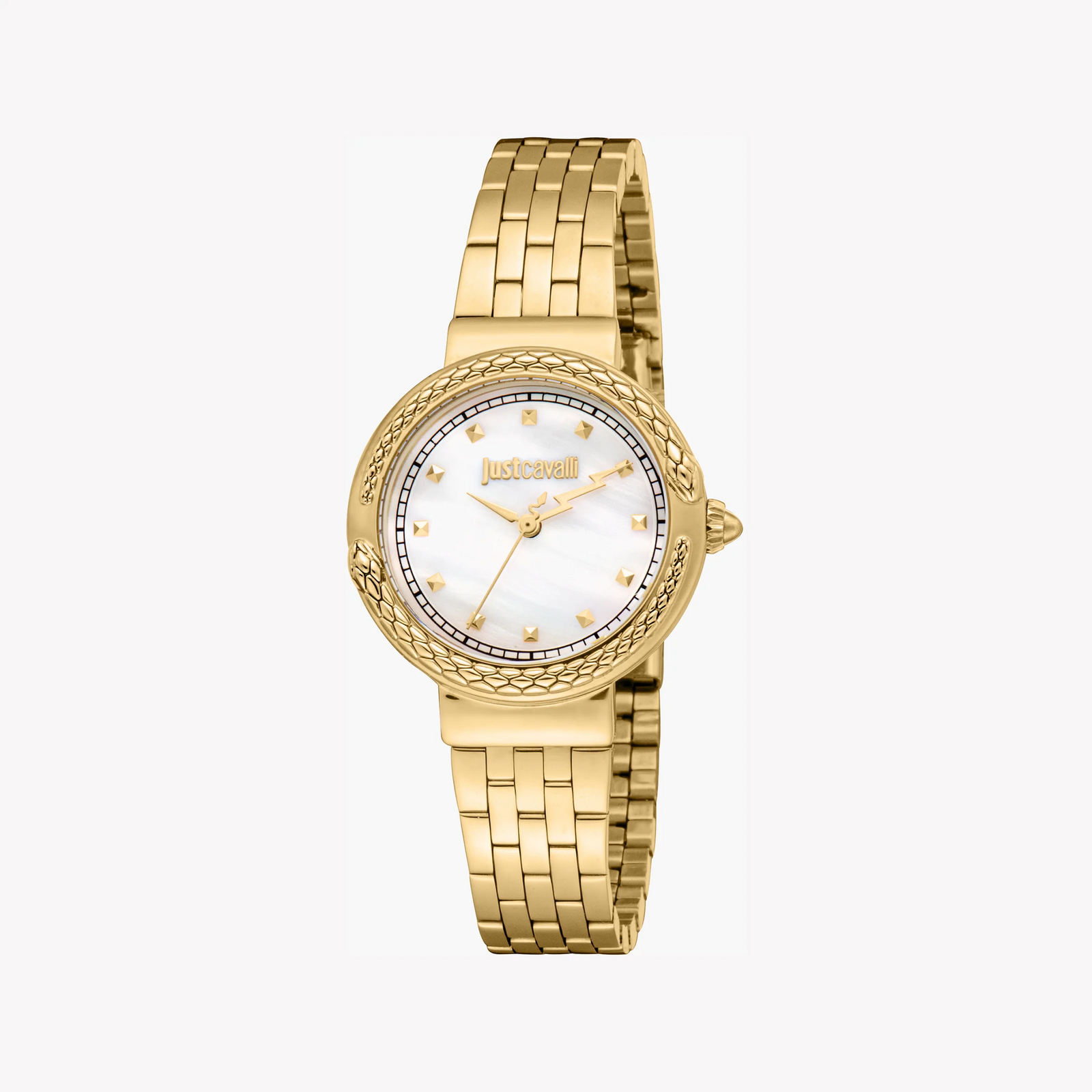 Just Cavalli Women's Gold Watch, White Mother-Of-Pearl Dial | Jc1l311m0025 by i-watch