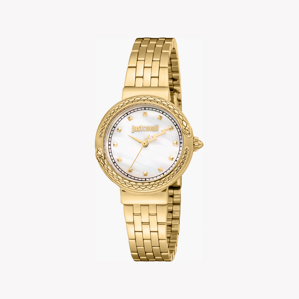 Just Cavalli Women's Gold Watch, White Mother-Of-Pearl Dial | Jc1l311m0025 by i-watch