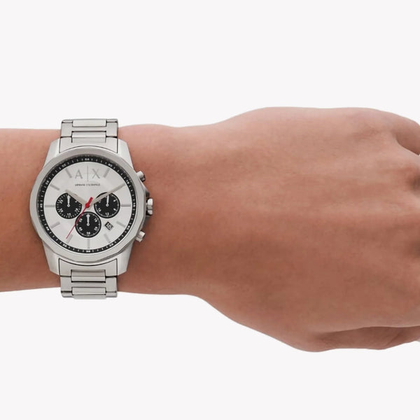 ARMANI EXCHANGE AX1742 - MODERN CLASSIC MEN'S WATCH WITH SILVER STAINLESS STEEL BAND & DIAL-i-Watch-4