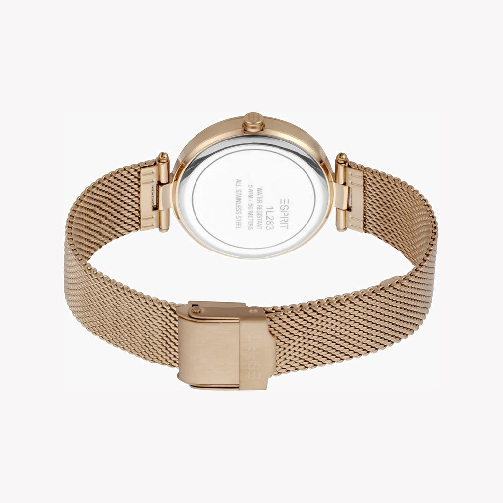 ESPRIT Women's Watch with Rose Gold Stainless Steel Case and Rose Gold Stainless Steel Band-i-Watch-3