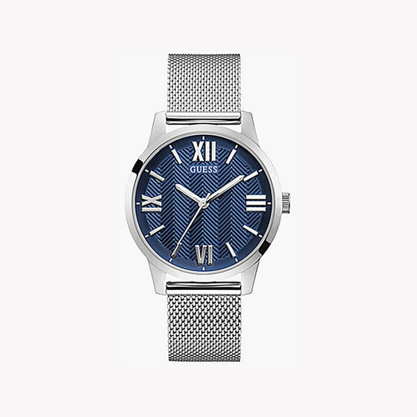 Guess Women's Silver & Blue Stainless Steel Watch | Gw0214g1 by i-watch