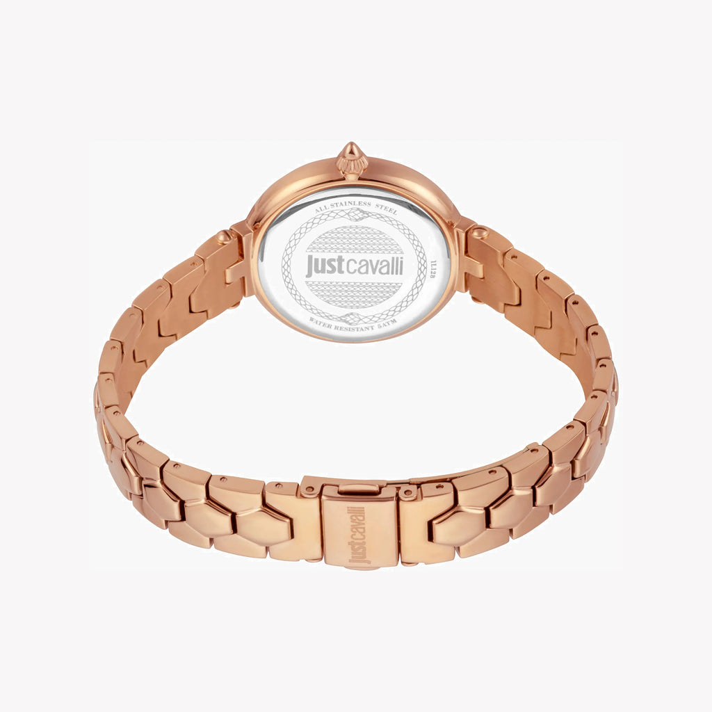 JUST CAVALLI Women's Watch with Rose Gold Stainless Steel Case and Rose Gold Stainless Steel Band-i-Watch-4