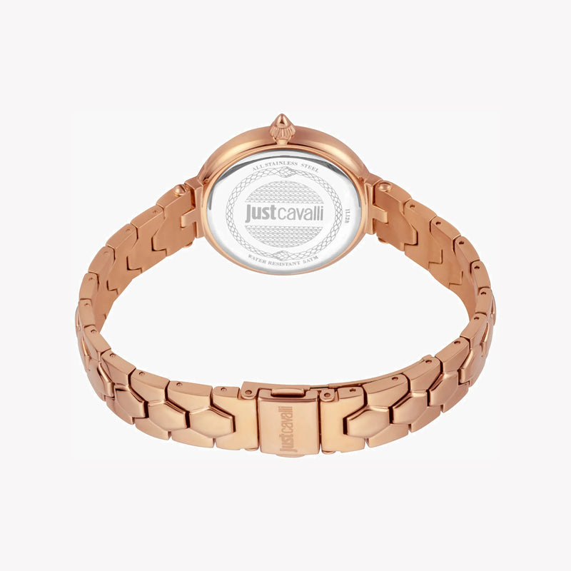 Just Cavalli Women's Rose Gold Watch, White Dial | Jc1l128m0585 by i-watch