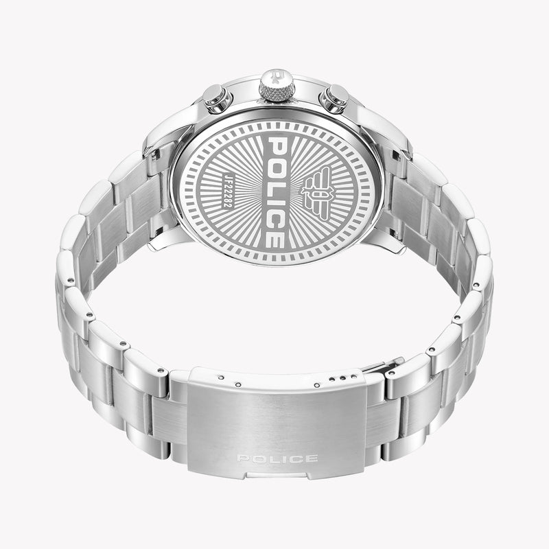 Police Men's Silver Stainless Steel, Black Dial | Pewjf2228203 by i-watch