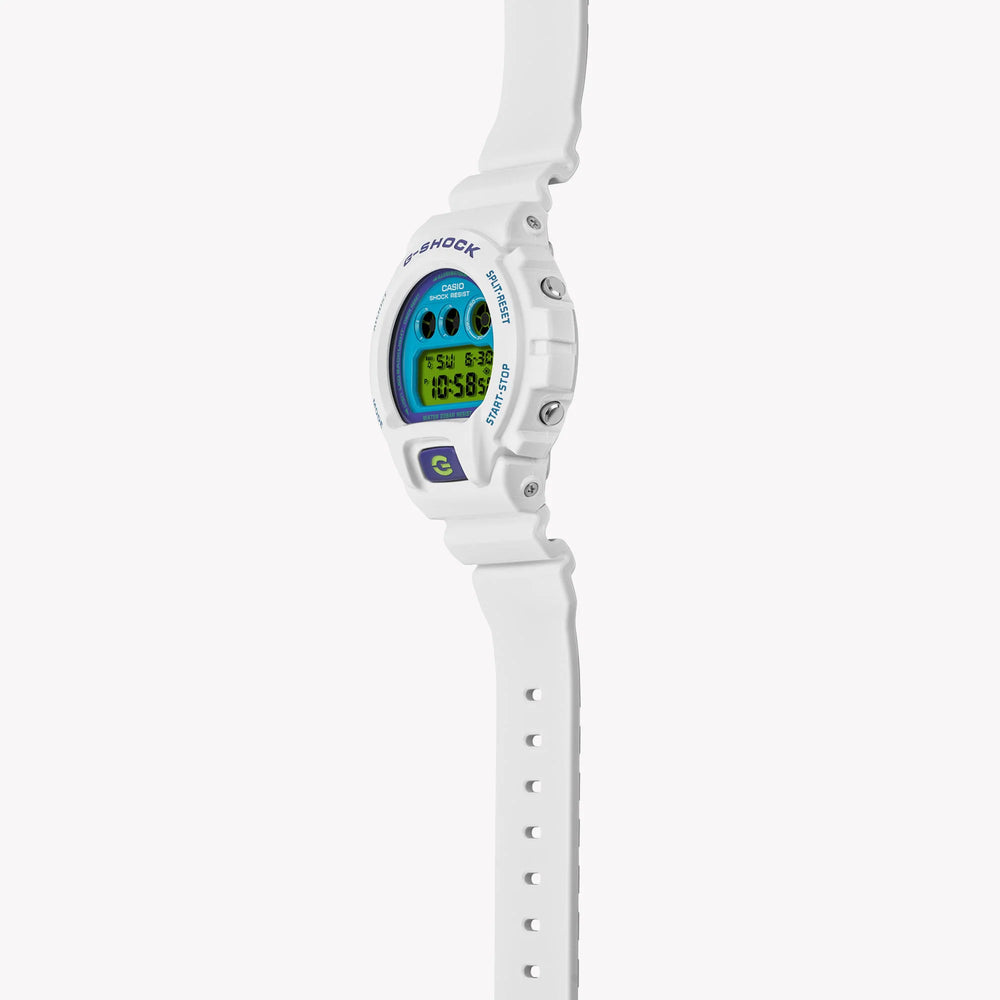 Casio Men's White Resin Watch, Digital Dial | Dw-6900rcs-7er by i-watch