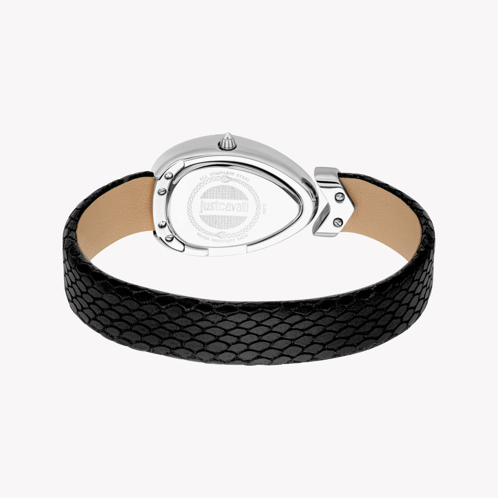 Just Cavalli JC1L321L0015 Women’s Chic Statement Watch - Bold Silver Dial & Stylish Leather Band-i-Watch-3