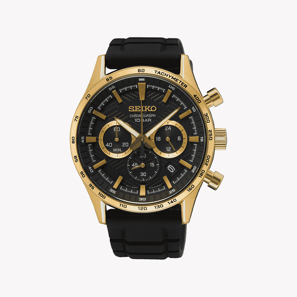 SEIKO SSB446P1 Men's Watch - Gold Case, Multicolor Dial-i-Watch