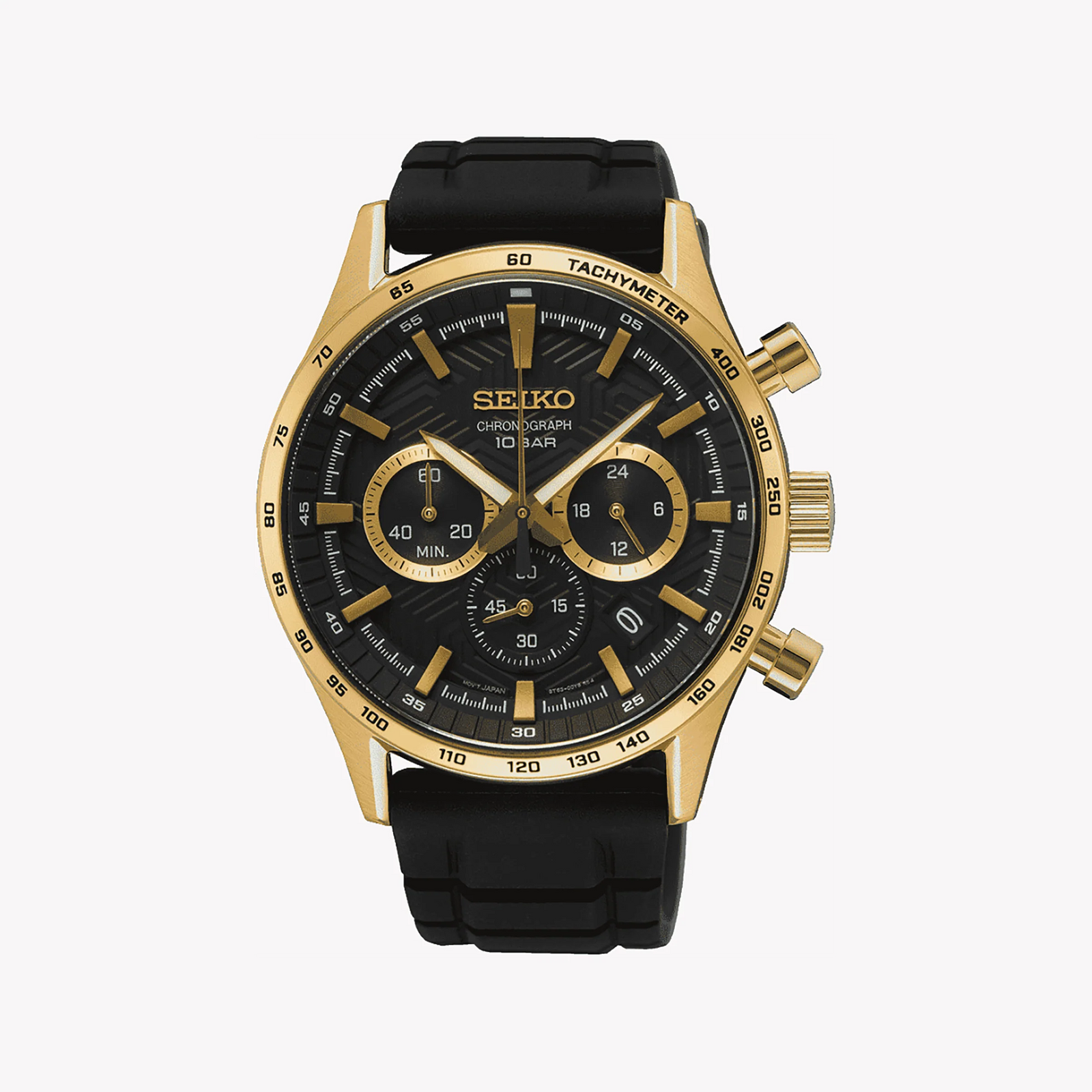 SEIKO SSB446P1 Men's Watch - Gold Case, Multicolor Dial-i-Watch