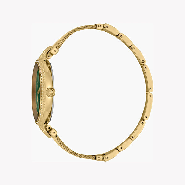 Just Cavalli Women's Gold Watch, Green Mother Of Pearls Dial | Jc1l169m0035 by i-watch
