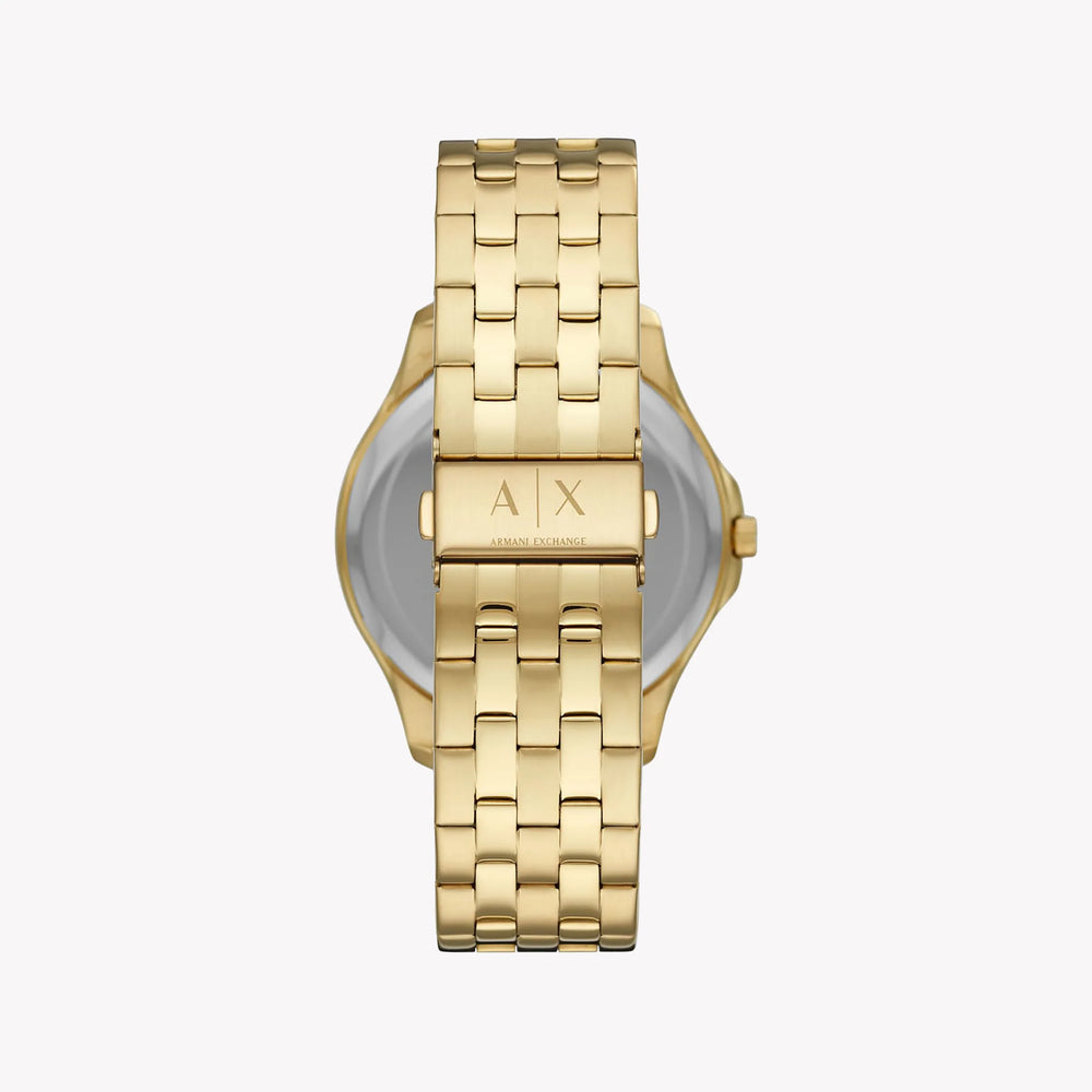 ARMANI EXCHANGE AX2145 BOLD MASTERPIECE - MEN'S GOLD STAINLESS STEEL WATCH WITH BLACK DIAL-i-Watch-3