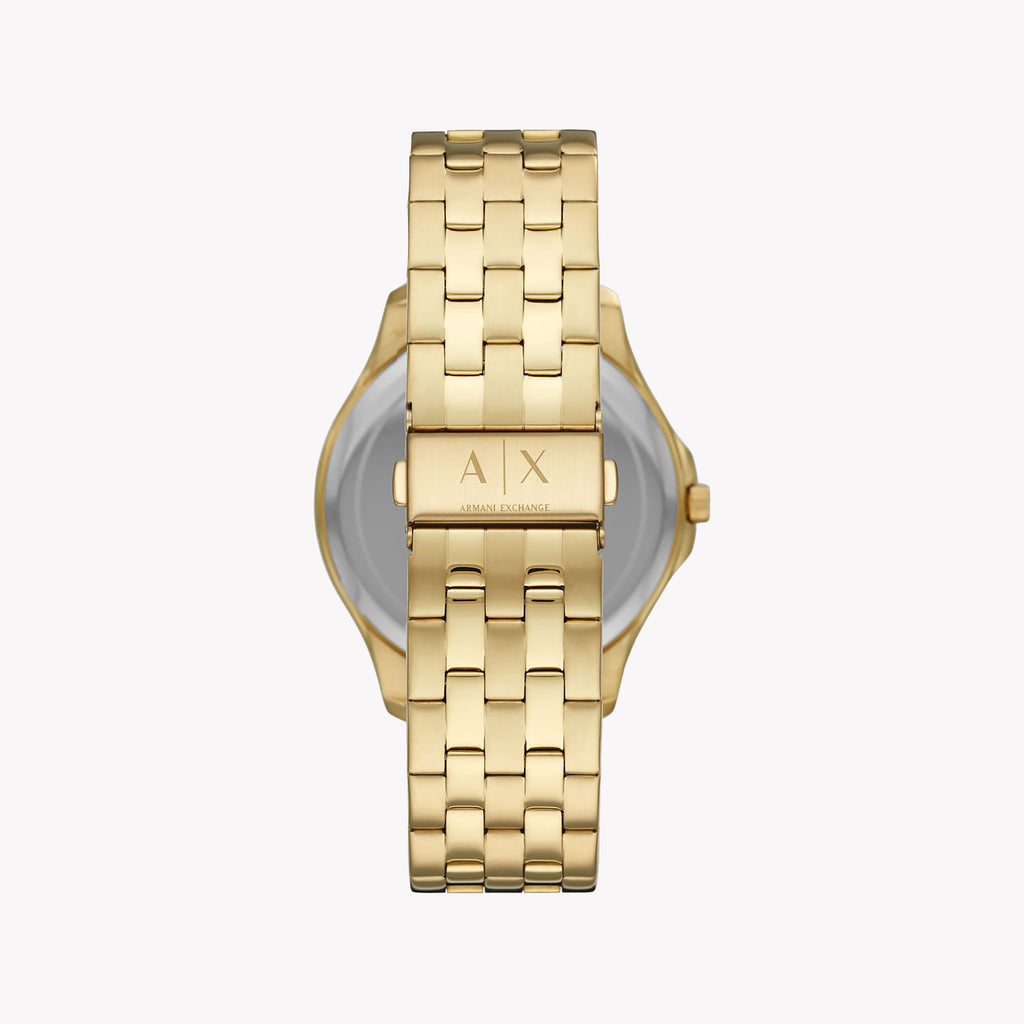 ARMANI EXCHANGE AX2145 BOLD MASTERPIECE - MEN'S GOLD STAINLESS STEEL WATCH WITH BLACK DIAL-i-Watch-3