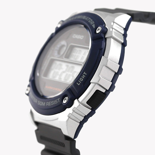 CASIO W-216H-2AVDF SPORTY ADVENTURE - MEN'S DIGITAL WATCH WITH SILVER CASE & GRAY BAND-i-Watch-2