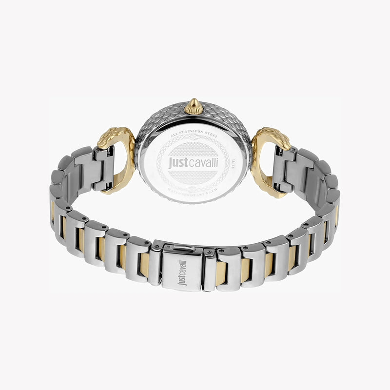 Just Cavalli Women's Silver & Gold Watch, Mother Of Pearl Dial | Jc1l148m0085 by i-watch