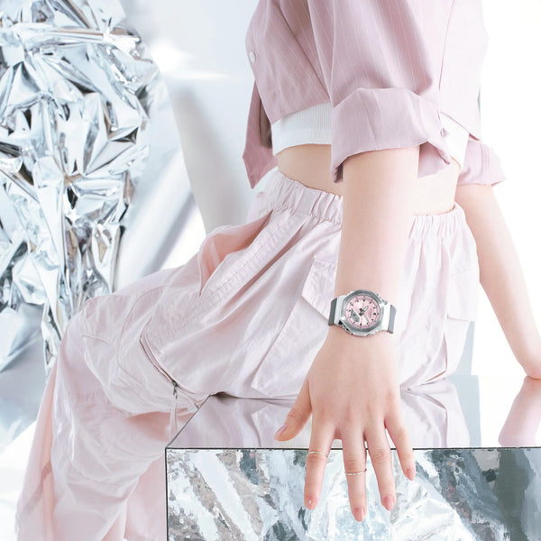 G-SHOCK GM-S2110-4AER - ELEGANT ADVENTURER: Women's Pink Dial & Eco-Friendly Band Watch-i-Watch-4