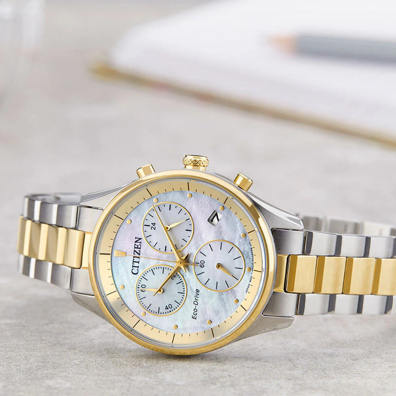 Citizen Fb1444-56d Dynamic Elegance - Women's Eco-Drive Timepiece With Silver & Gold Accents by i-watch