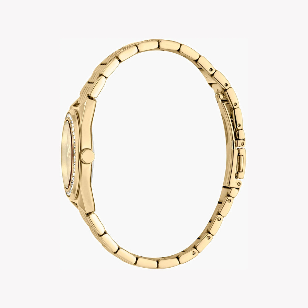 Esprit Women's Gold Stainless Steel Watch, Champagne Dial | ES1L148M0065 by i-watch