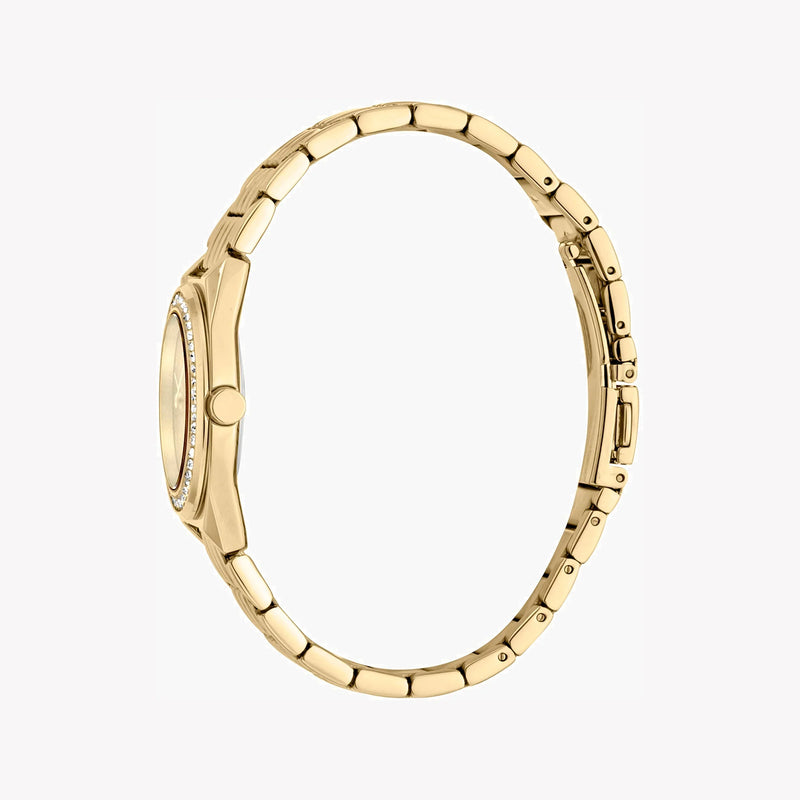 Esprit Women's Gold Stainless Steel Watch, Champagne Dial | ES1L148M0065 by i-watch