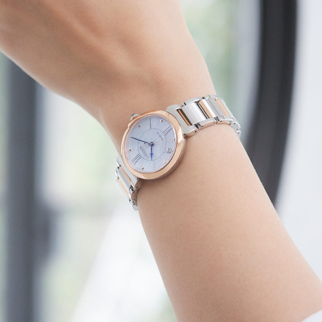 CITIZEN EM1074-82D - RADIANT ROSE GOLD & MULTICOLOR DIAL WOMEN'S WATCH-i-Watch-5