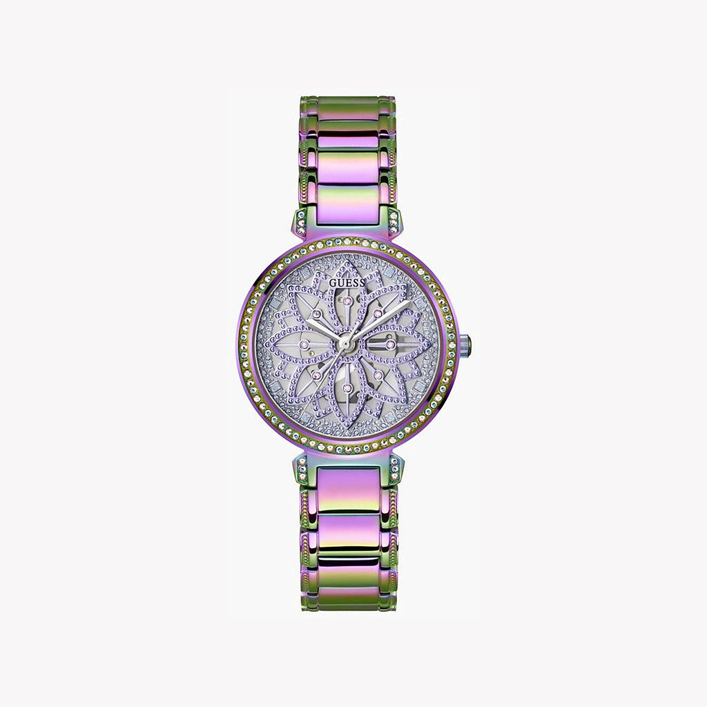 GUESS GW0528L4 VIBRANT CHARM - Colorful Stainless Steel Women's Watch with Radiant Multicolor Design