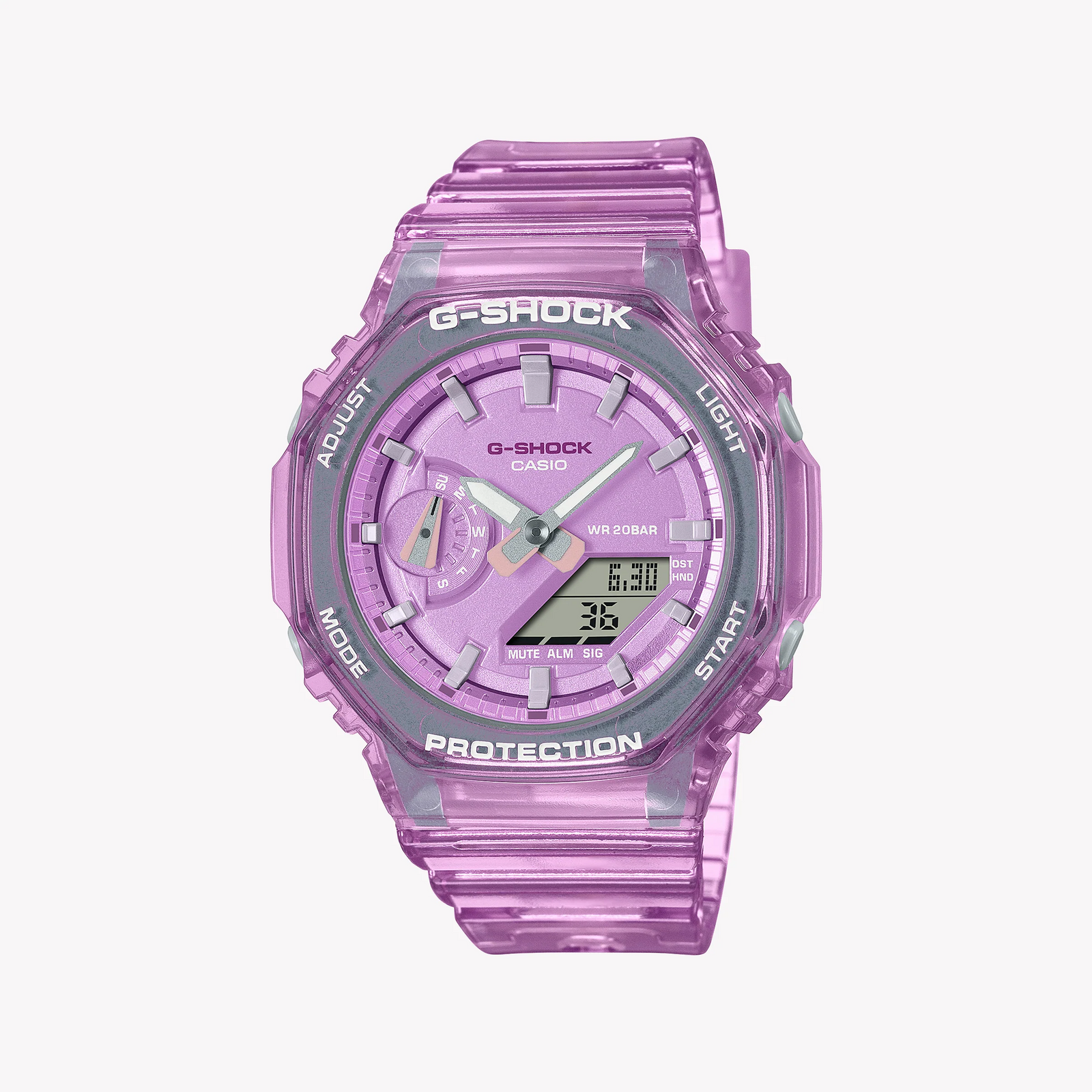 G-Shock Women's Pink Resin Watch, Sporty Style | Gma-S2100sk-4adr by i-watch