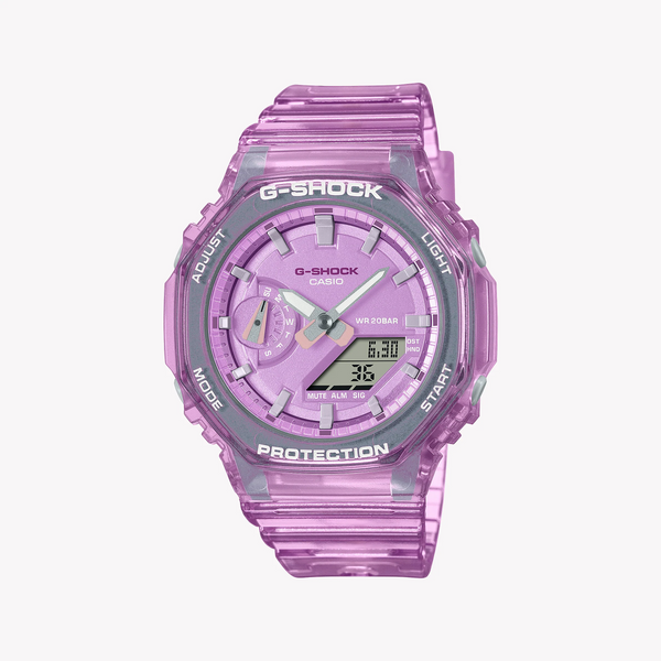 G-Shock Women's Pink Resin Watch, Sporty Style | Gma-S2100sk-4adr by i-watch