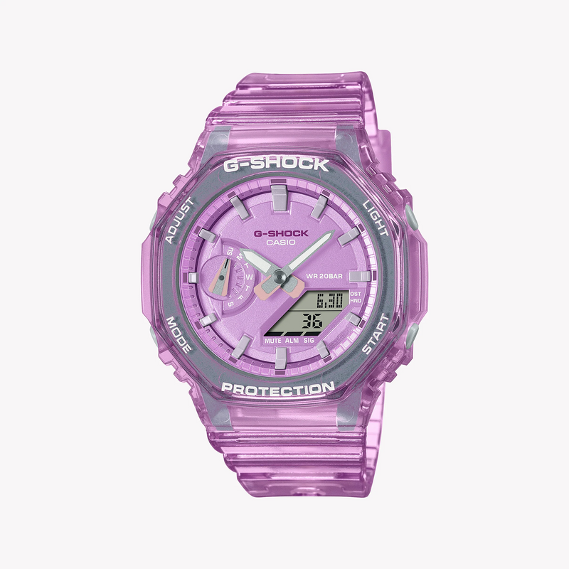 G-Shock Women's Pink Resin Watch, Sporty Style | Gma-S2100sk-4adr by i-watch