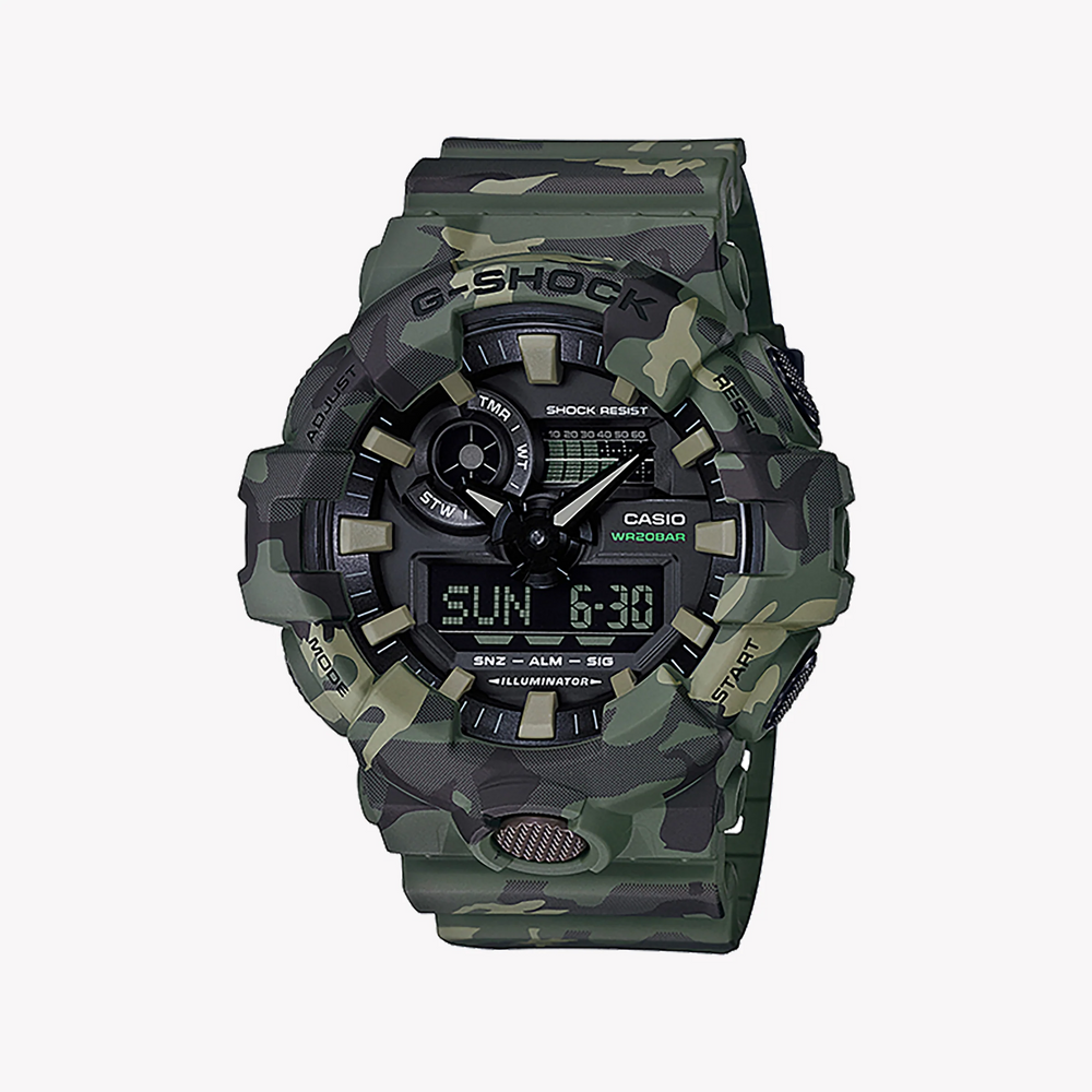 Casio G-Shock Ga-700cm-3adr Adventure Spirit - Bold Green Men's Watch by i-watch