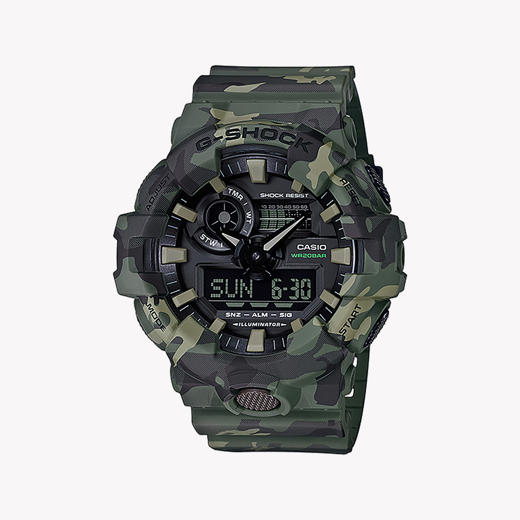 CASIO G-SHOCK GA-700CM-3ADR ADVENTURE SPIRIT - BOLD GREEN MEN'S WATCH