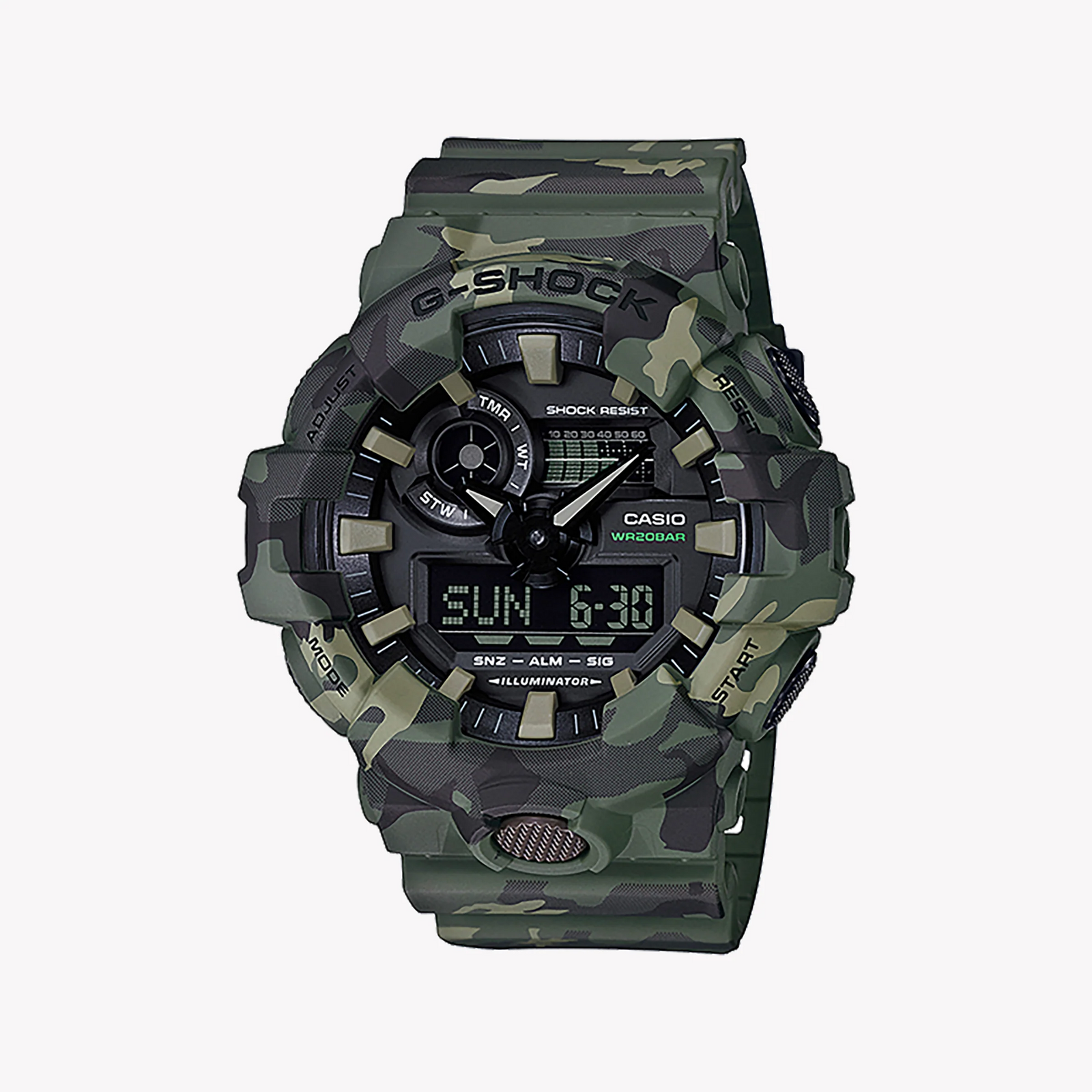 Casio G-Shock Ga-700cm-3adr Adventure Spirit - Bold Green Men's Watch by i-watch