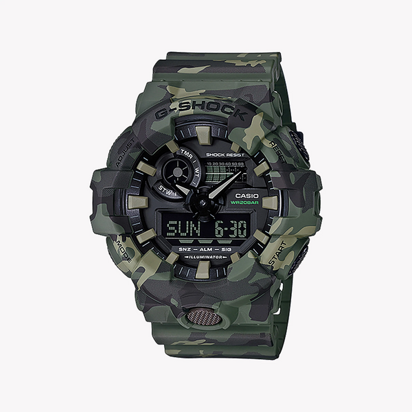 Casio G-Shock Ga-700cm-3adr Adventure Spirit - Bold Green Men's Watch by i-watch