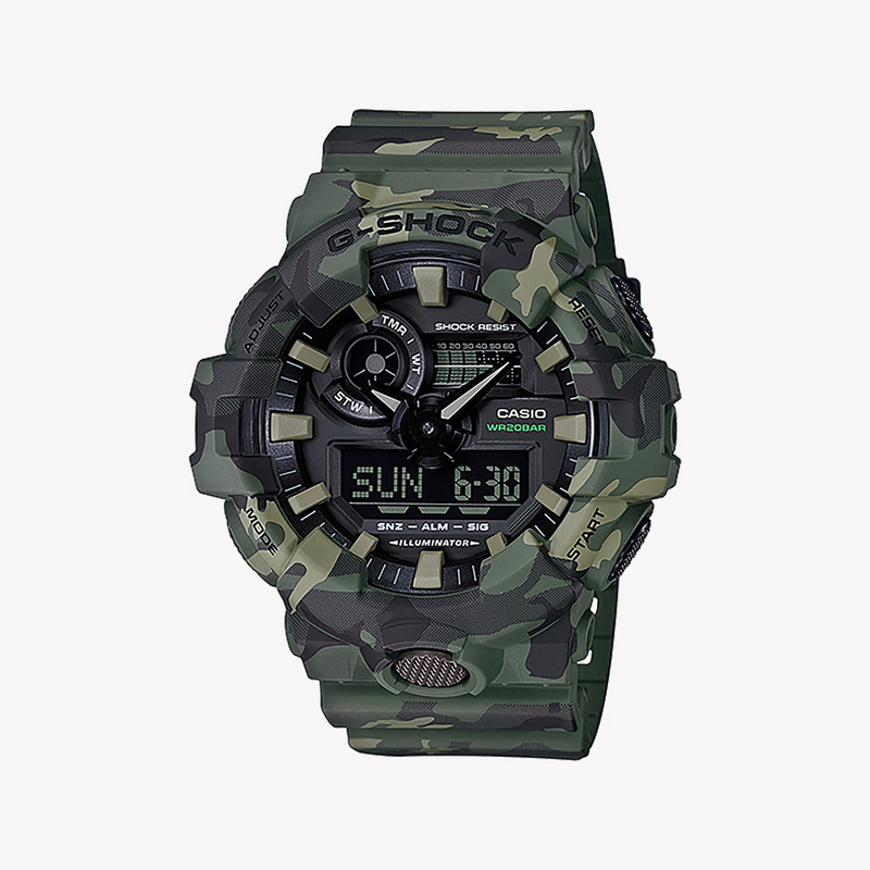 Casio G-Shock Ga-700cm-3adr Adventure Spirit - Bold Green Men's Watch by i-watch
