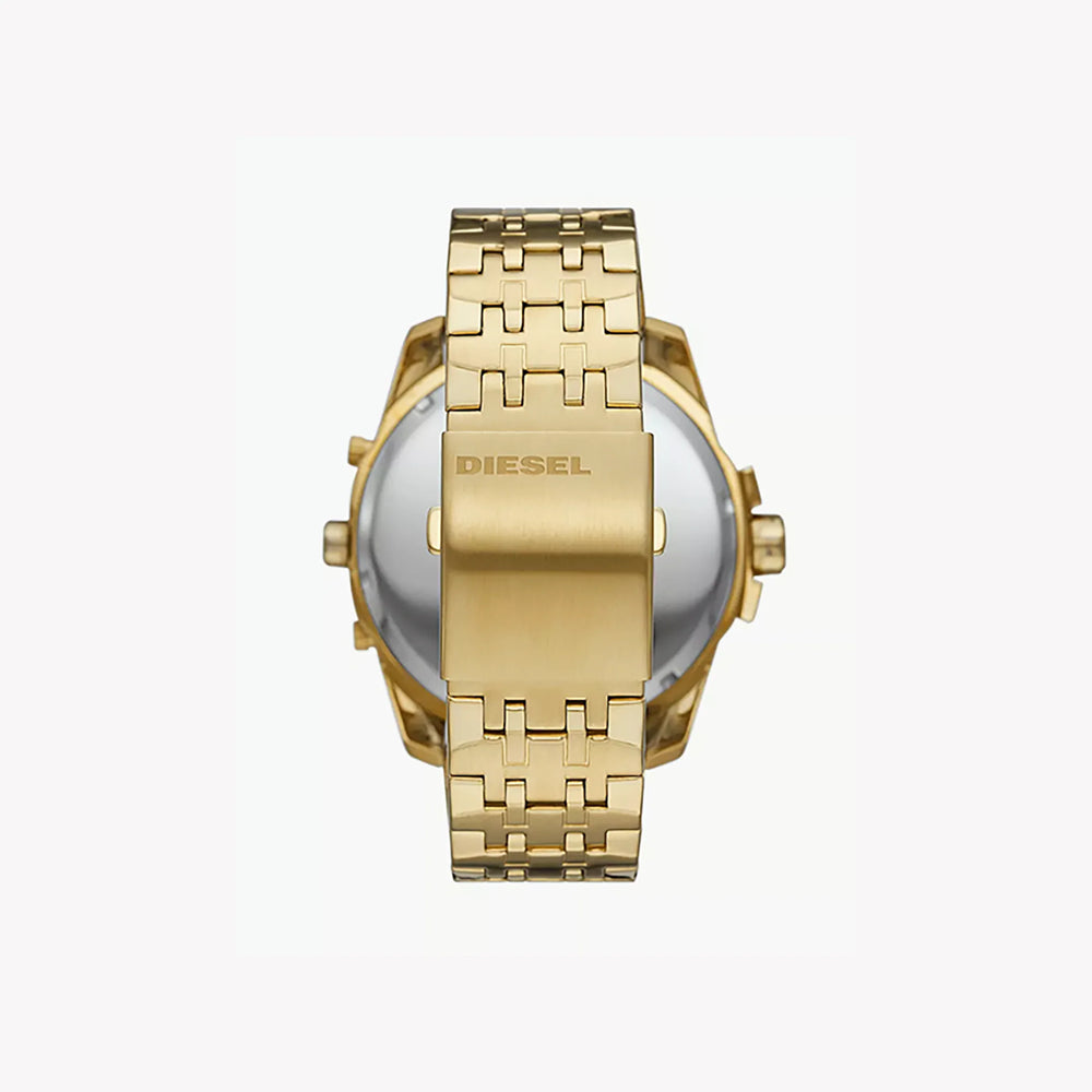 Diesel Men's Gold Stainless Steel Watch, Chronograph | Dz7447 – i