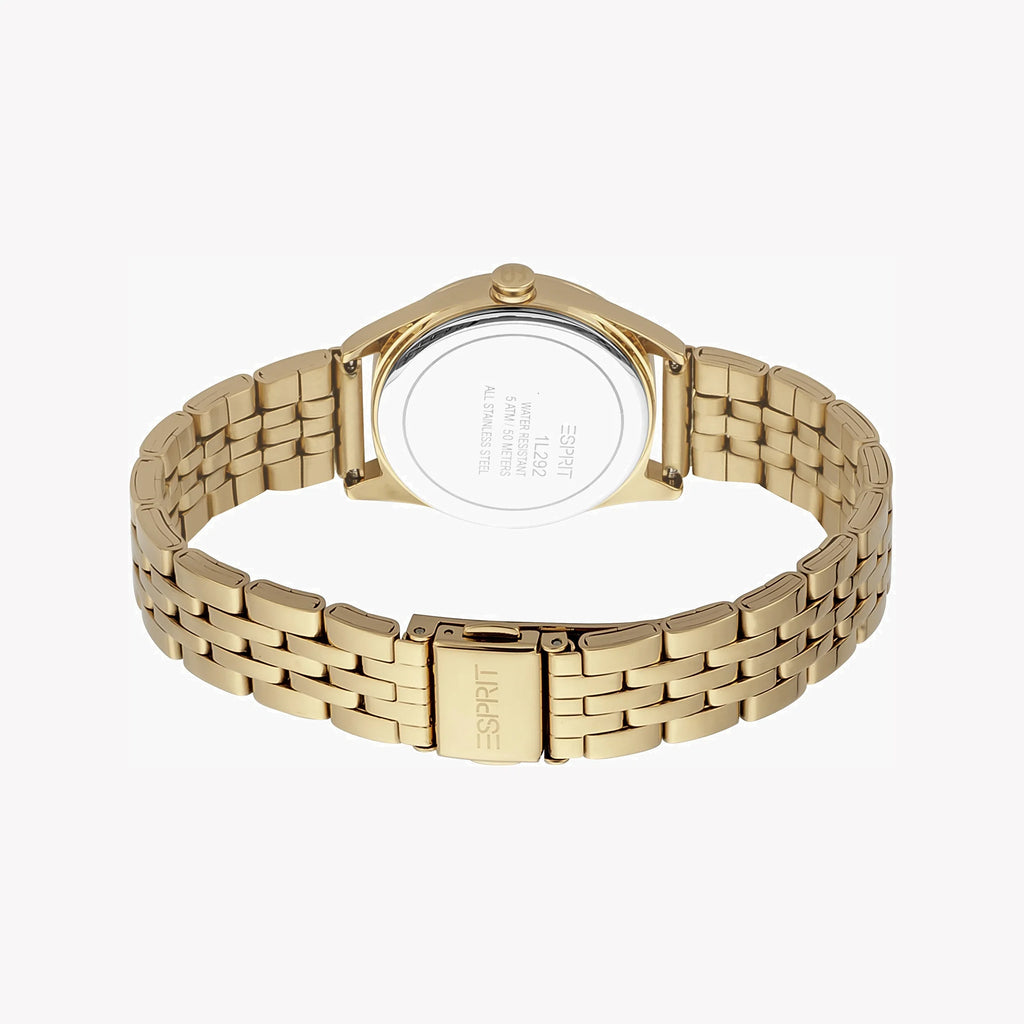 ESPRIT Women's Watch with Gold Stainless Steel Case and Gold Stainless Steel Band-i-Watch-3