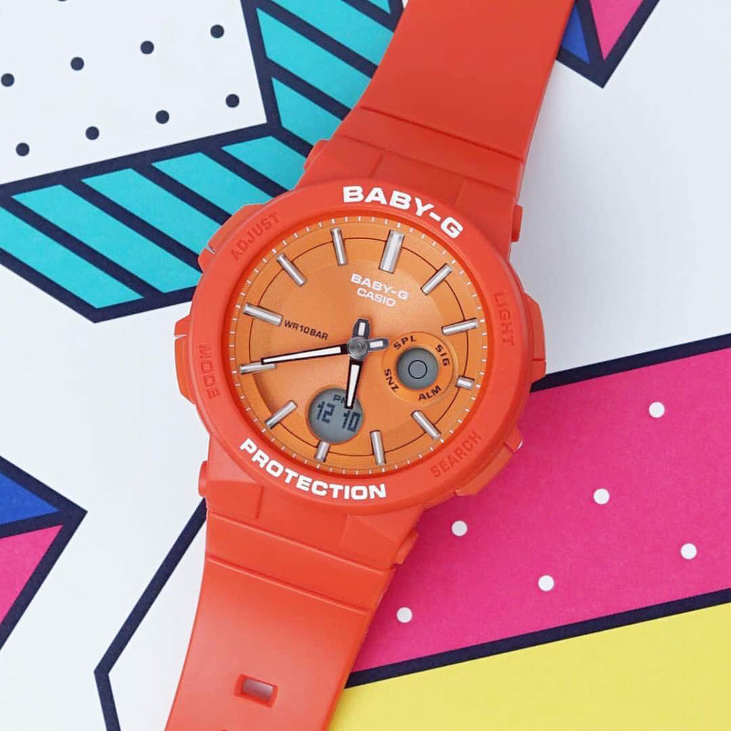 CASIO BABY-G BGA-255-4ADR BOLD ADVENTURER - VIBRANT ORANGE SPORTY WATCH-i-Watch-3