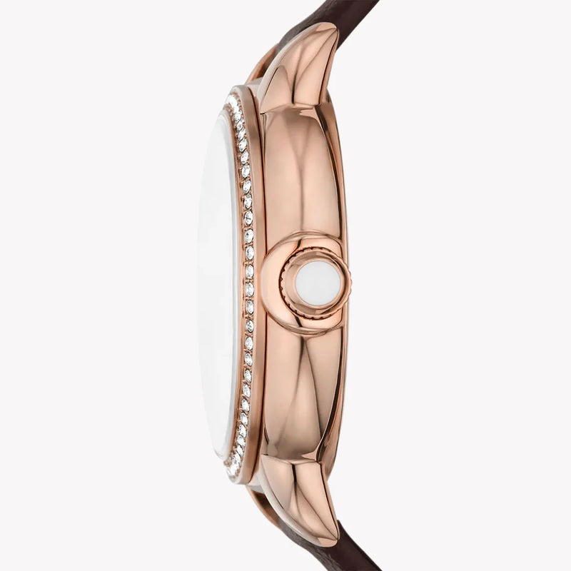 Emporio Armani Women's Rose Gold Watch, White Dial | Ar11568 by i-watch