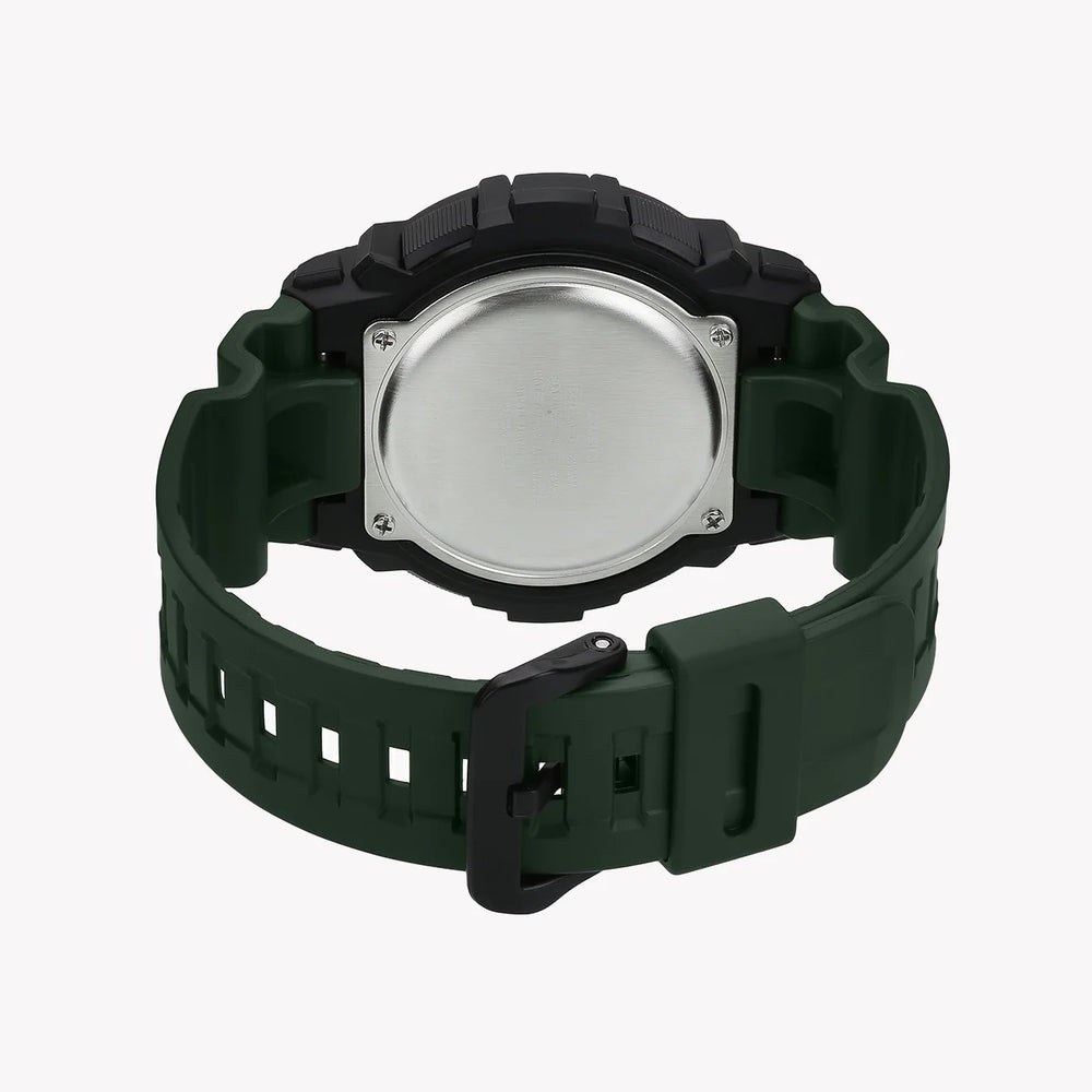 Casio Aeq-200w-3avdf Adventure Time - Sporty Men's Watch With Green Resin Band & Digital Dial by i-watch