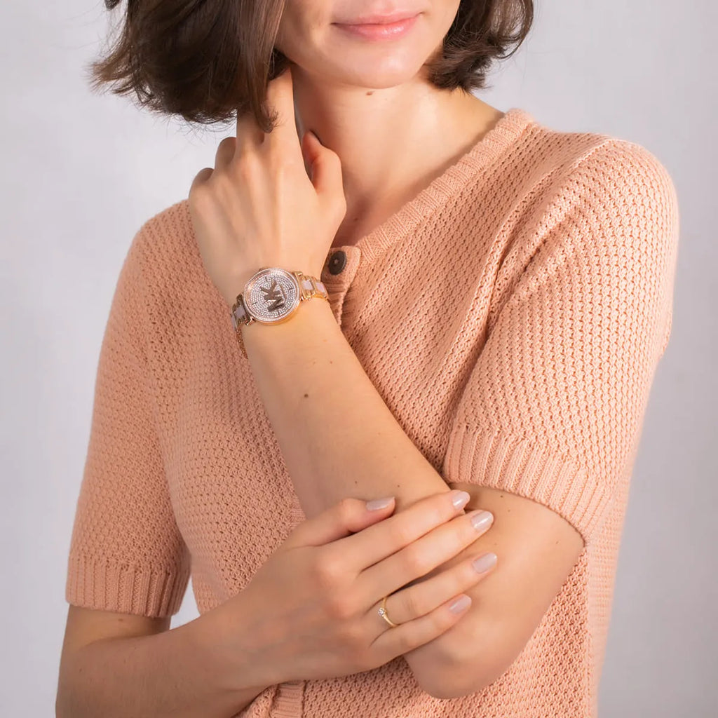 MICHAEL KORS MK4336 ROSE GOLD CHIC TIMEPIECE - ELEGANT MODERN WOMEN'S WATCH-i-Watch-3