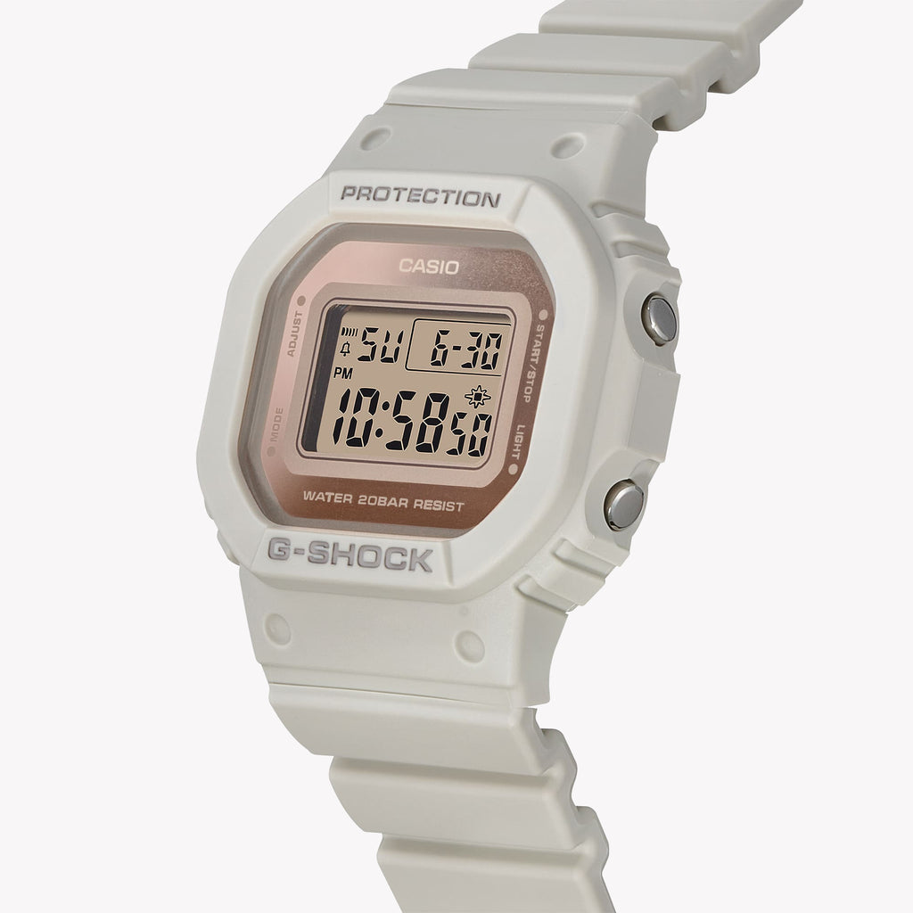 CASIO G-SHOCK GMD-S5600-8DR - SPORTY ELEGANCE UNISEX WATCH WITH WHITE RESIN BAND & DIGITAL DIAL-i-Watch-3
