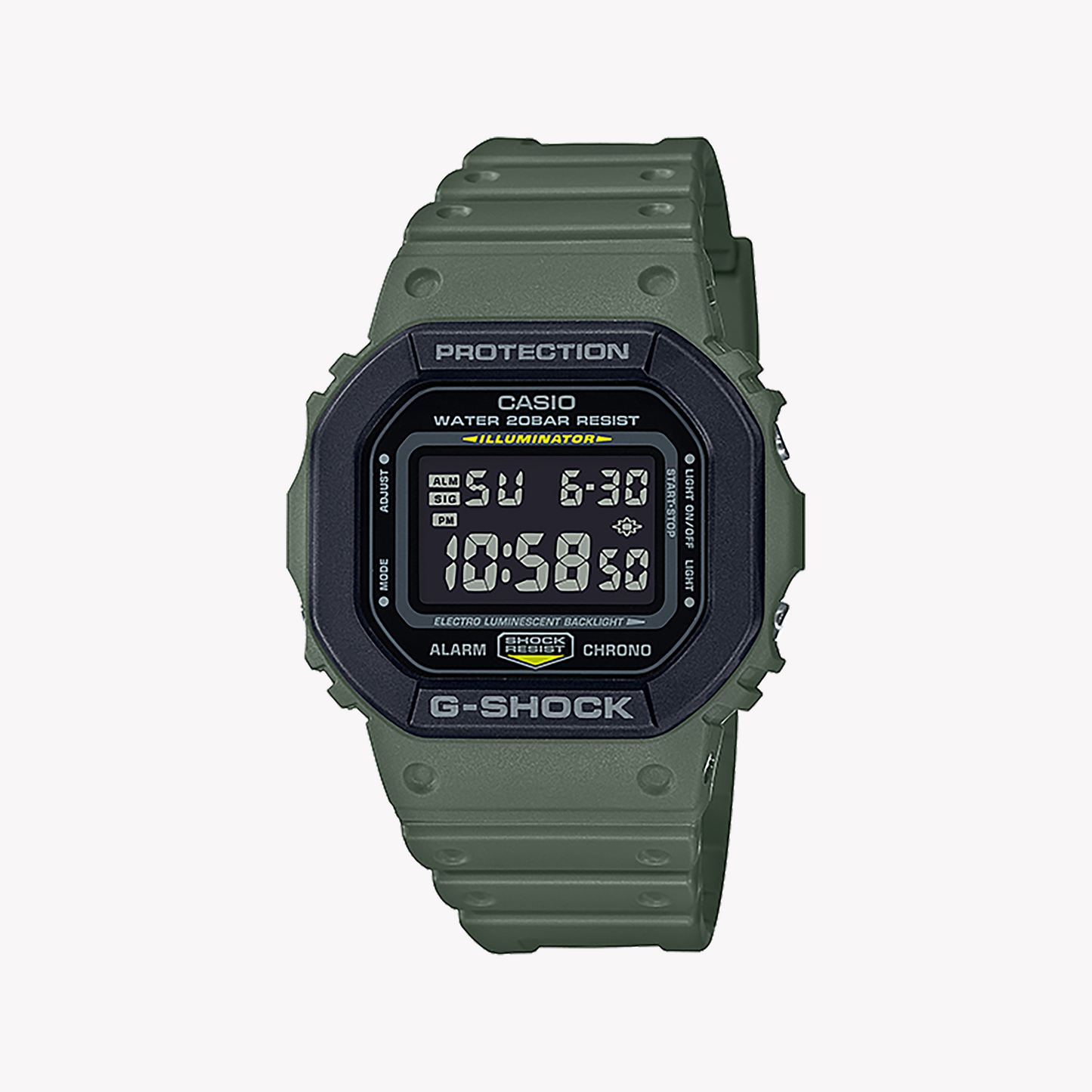 ساعة جي شوك DW-5610SU-3DR للرجال