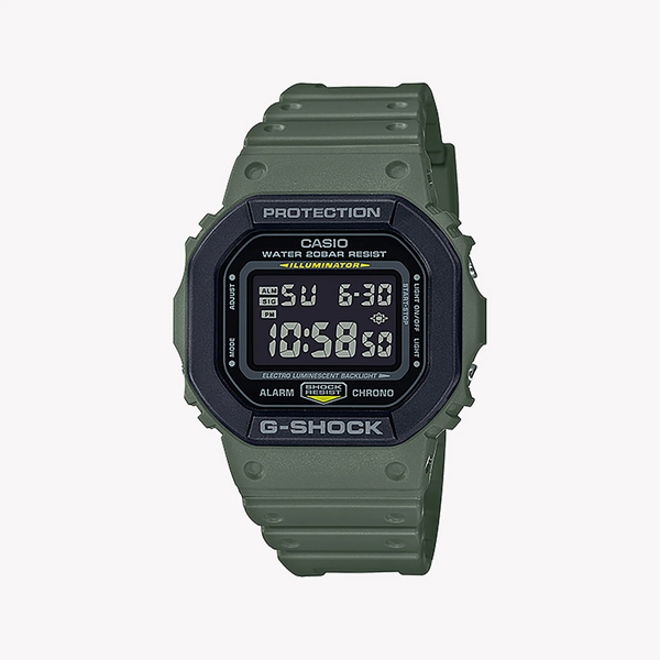 Casio G-Shock Dw-5610su-3dr - Bold Green Resin Men's Watch For Adventure & Style by i-watch