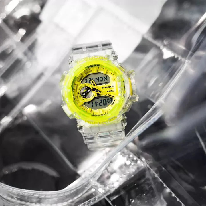 G-Shock Men's White Resin Watch, Digital Dial | Ga-400sk-1a9dr by i-watch